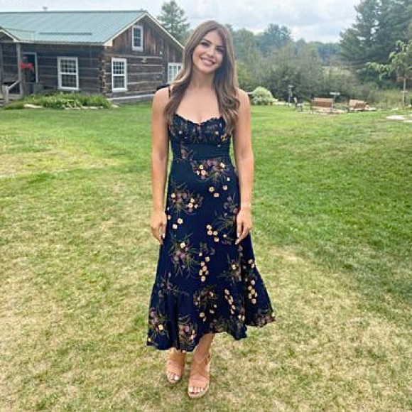 NWOT💙Reformation Nikita Dress - Mademoiselle - Picture 15 of 16